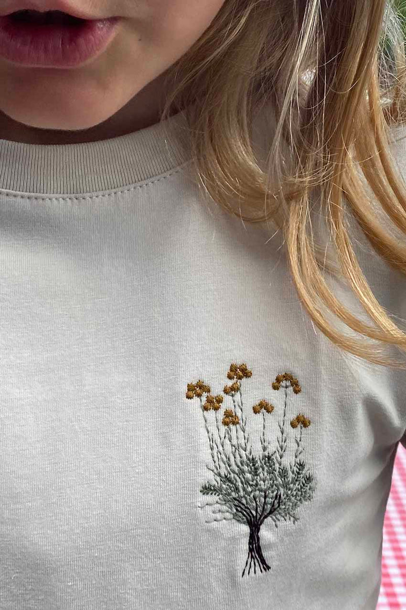 NORR - T-SHIRT DRENG/PIGE MED BLOMST