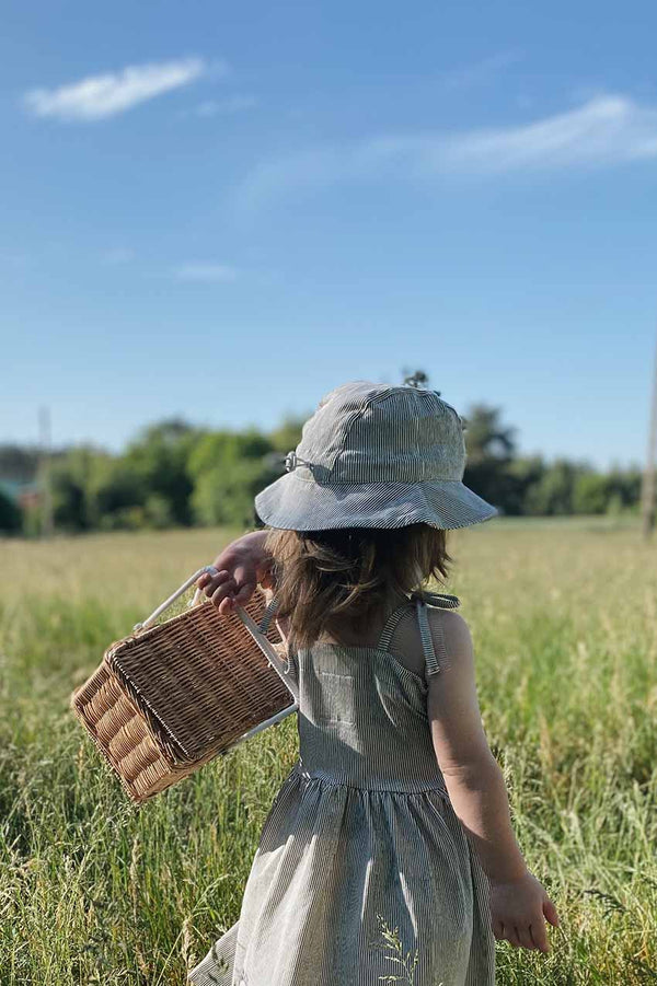 GIRL'S SUMMER DRESS - STRIPES - GRETE