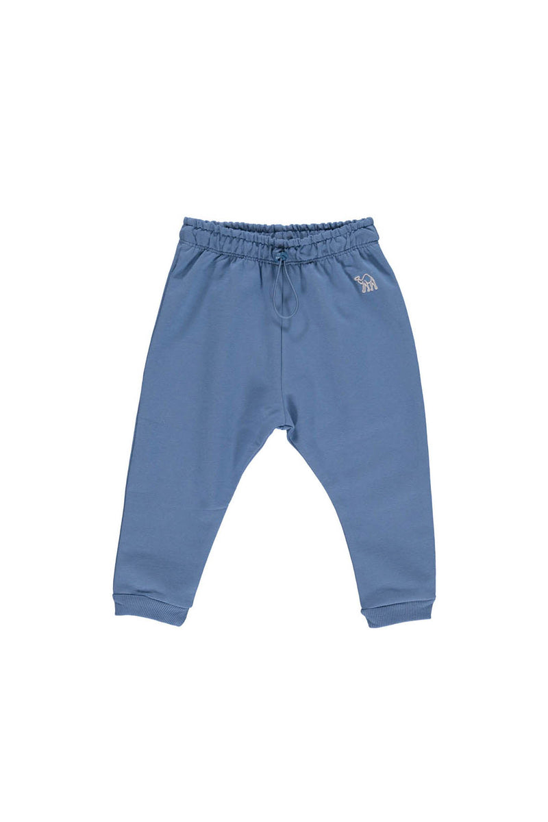 BABY TROUSERS ADJUSTABLE ELASTIC - BLUE - THEO