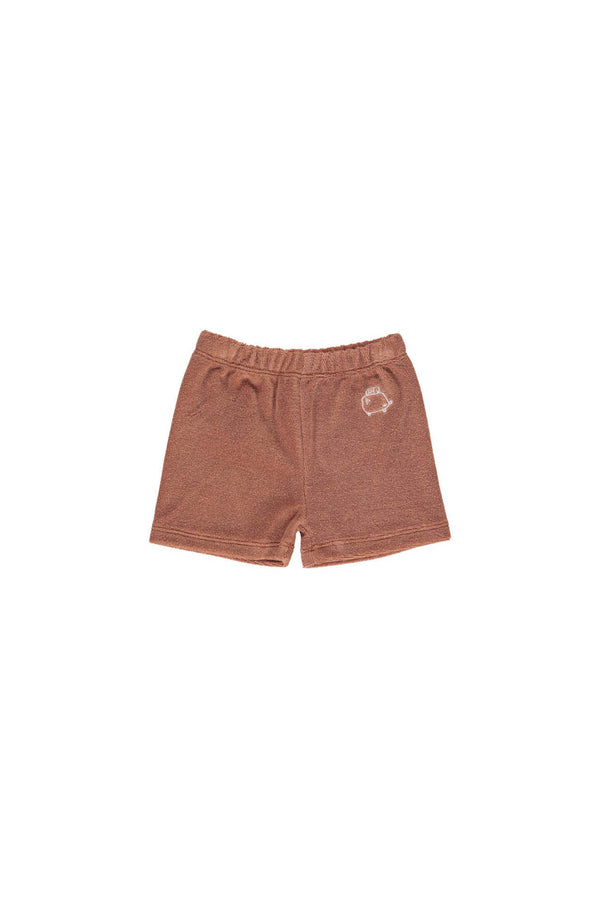 BABY SHORTS - BROWN TERRY - JUNG
